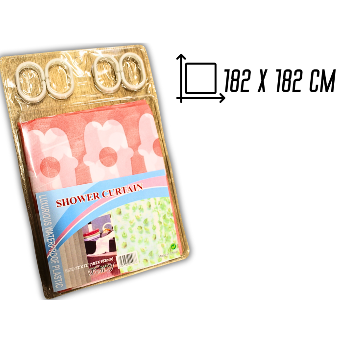 Фіранка/шторка для душу 182х182см