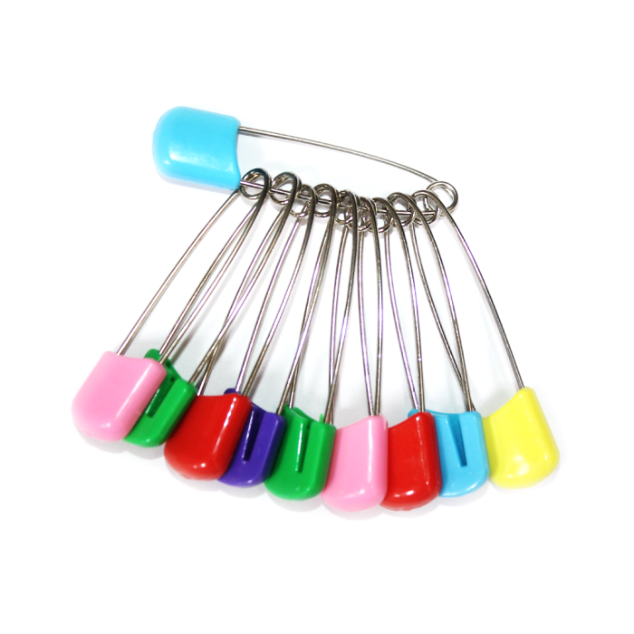 Булавки постільні 10шт/52х12х5мм  