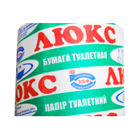 Туалетний папір одношаровий Люкс