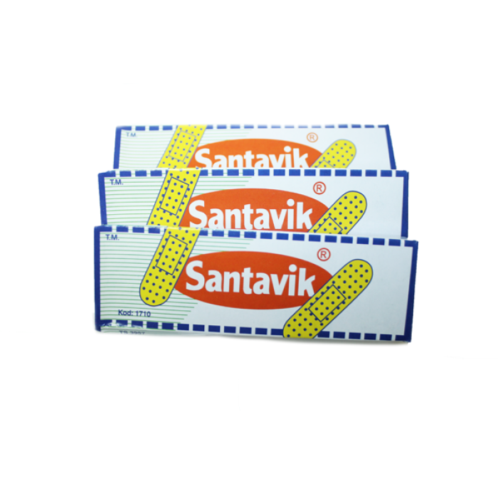 Пластир бактерицидний Santavik 300шт