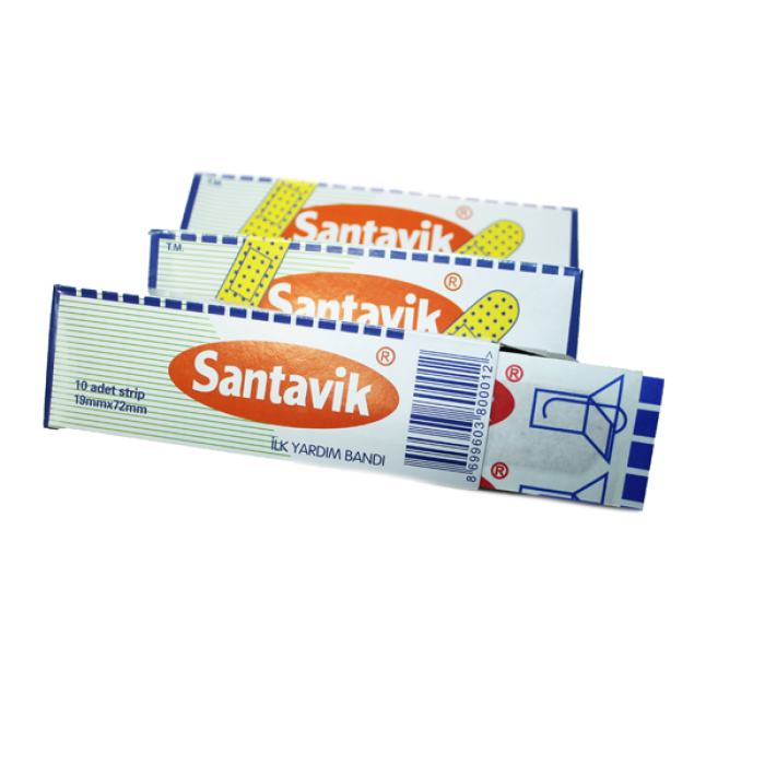 Пластир бактерицидний Santavik 300шт
