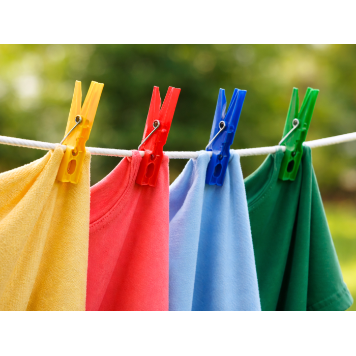 Прищепки пластиковые ассорти 170х170х20мм/24шт