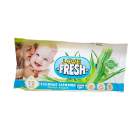 Салфетки влажные  Love Fresh Детские 72шт