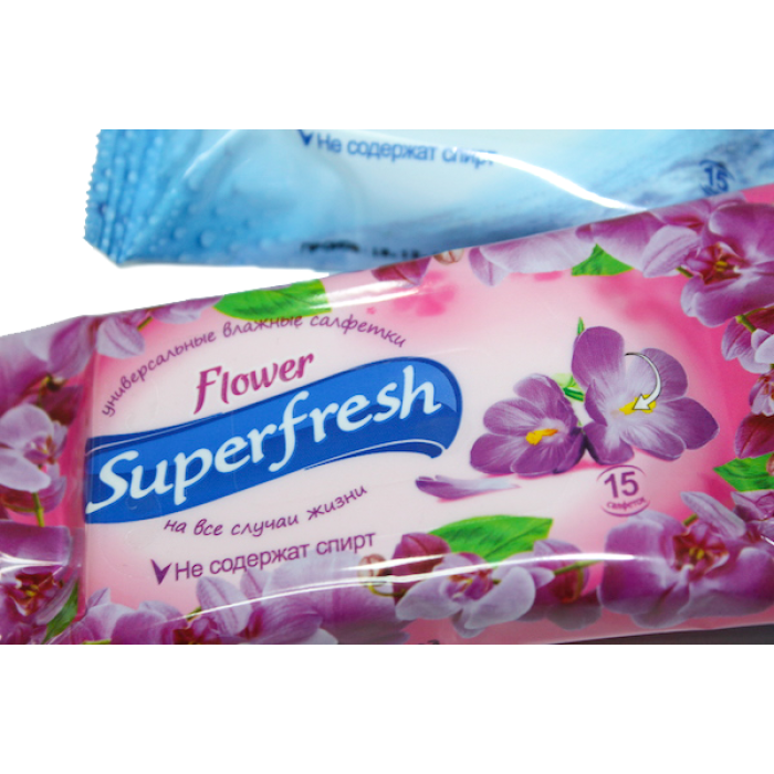 Серветки вологі SuperFresh Дитячі 15шт