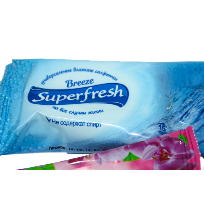 Серветки вологі SuperFresh Дитячі 15шт
