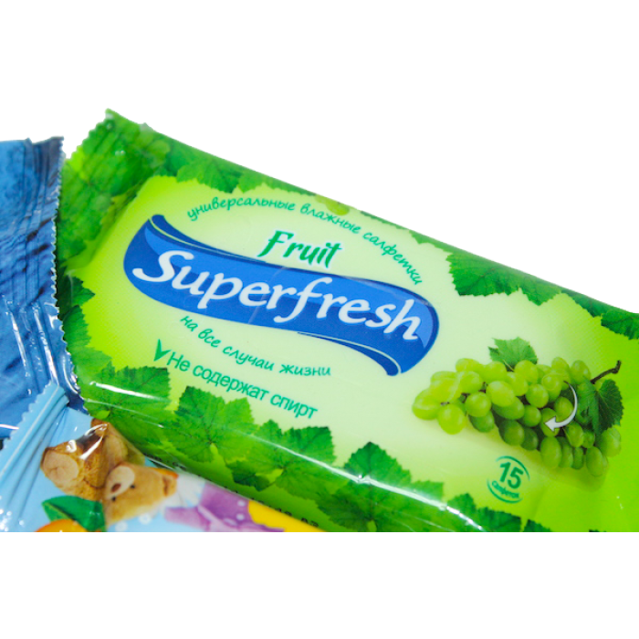 Серветки вологі SuperFresh Дитячі 15шт