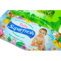Салфетки влажные SuperFresh Детские 15шт
