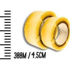 Скотч жовтий 300м/4.5см