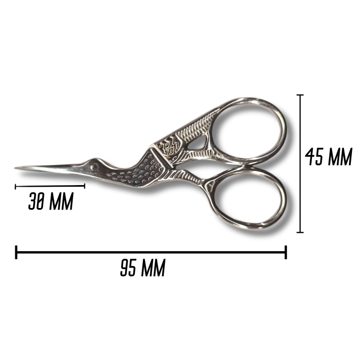 Ножницы маникюрные для ногтей "Чапля" 9.5см
