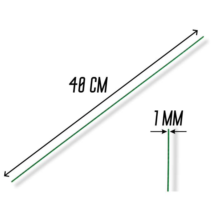 Проволока флористическая D=1мм х 40см