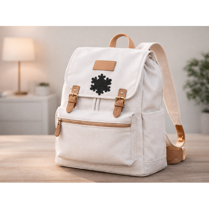 Аппликация для одежды нашивка №123 Черные снежинки 9шт/3.5х4см