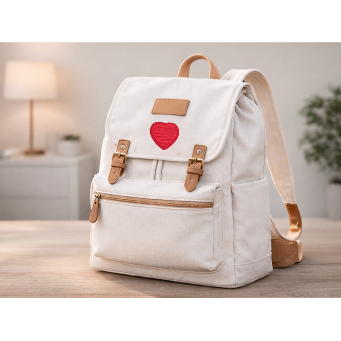 Аппликация для одежды нашивка №125 цветные сердечки 9шт/3.5х3.5см