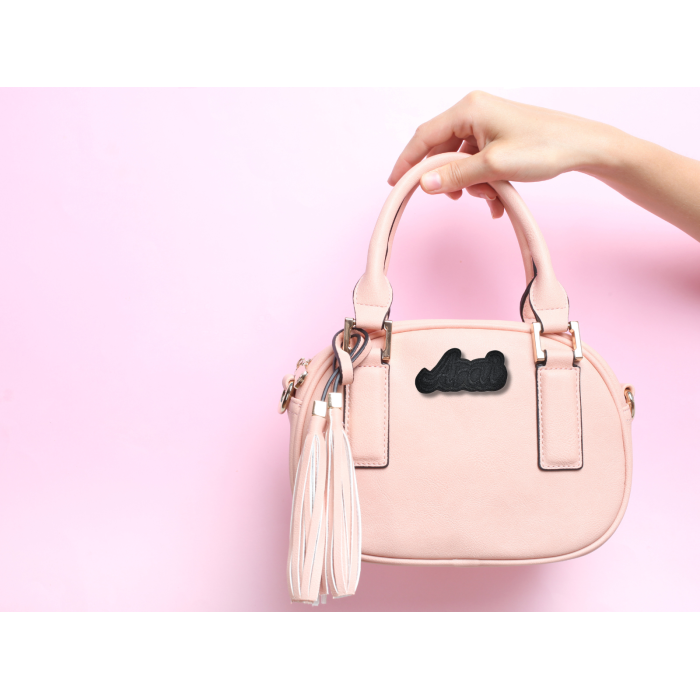 Аппликация для одежды нашивка №127 Arai черный 9шт/7х3.5см