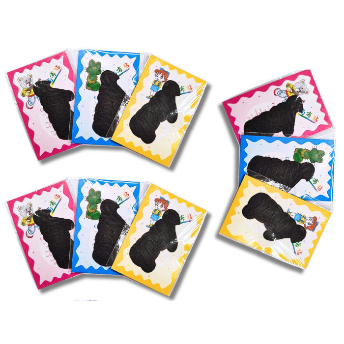 Аппликация для одежды нашивка №127 Arai черный 9шт/7х3.5см