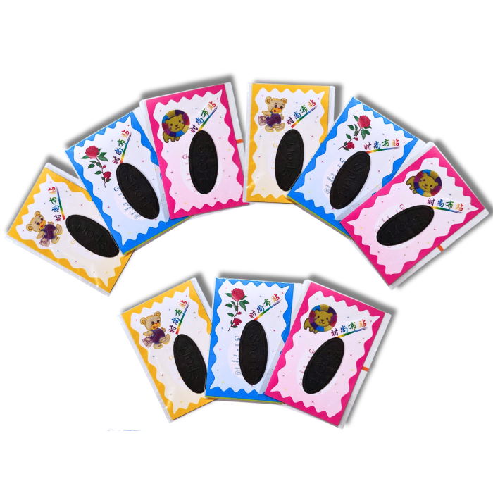 Аплікація для одягу нашивка №128 Sport чорний 9шт/5.5х2.5см