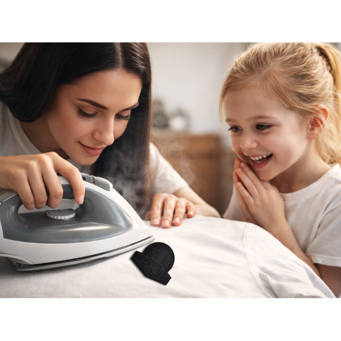 Аппликация для одежды нашивка №137 черная надпись Cutsport 9шт/4х3,5см