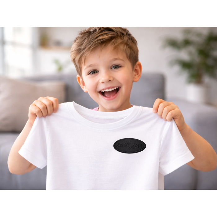 Аппликация для одежды нашивка №216 черный овал BentThykjcer 9шт/10х5см