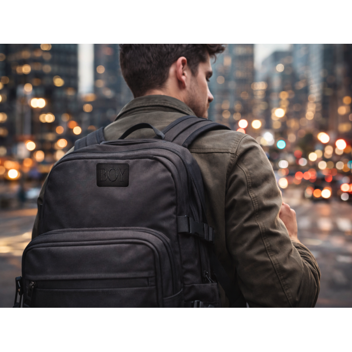 Аппликация для одежды нашивка №219 черный прямоугольник BOY 9шт/7.5х5.5см