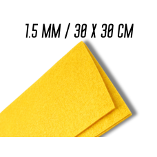 Фетр желтый 1.5мм/30х30см