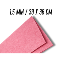 Фетр розовый 1.5мм/30х30см