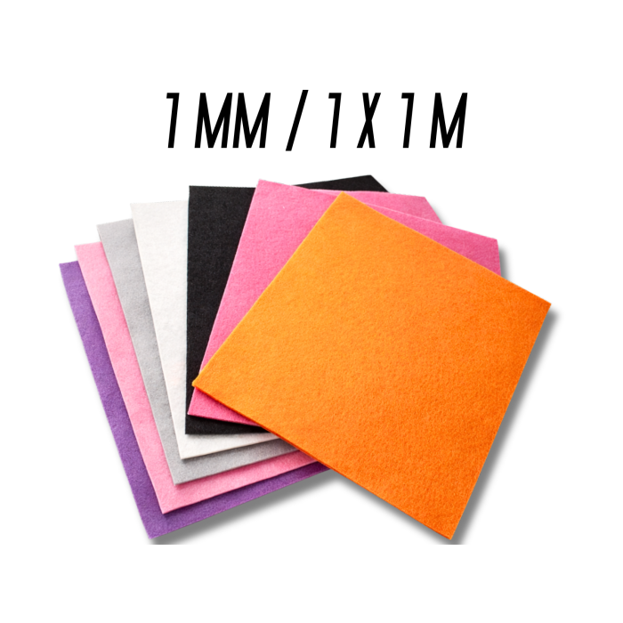 Фетр 1мм різні кольори 1х1м