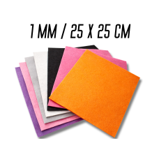 Фетр 1мм разные цвета 25х25см