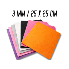 Фетр 3мм разные цвета 25х25см
