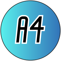 А4 крестом (29,7х21 см)