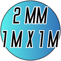 Фетр 2мм (разные цвета) 1х1м