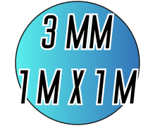 Фетр 3мм (разные цвета) 1х1м