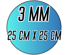 Фетр 3мм (разные цвета) 25х25см