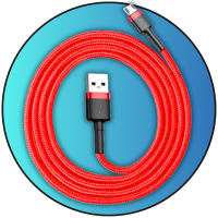 Кабель Micro-usb/USB (1м, Красный)