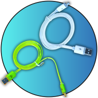 Кабель USB to micro USB (с подсветкой по всей длине, 1 м)