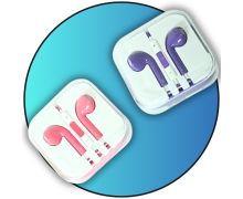 Наушники Apple EarPods с пультом дистанционного управления и микрофоном (цветные)
