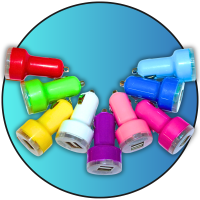 Зарядка автомобильная 2 USB 2.1A/1A