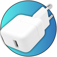 Блок питания 5Вт/1А (USB, разные цвета) 5