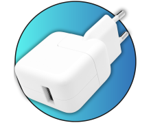 Блок питания 5Вт/1А (USB, разные цвета) 5