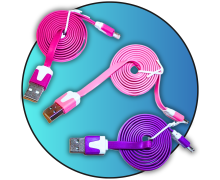 Кабель Lightning/USB (1м, разные цвета)