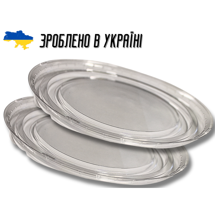 Кришка для одноразвого посуду пластикова 1300мл/19,5см