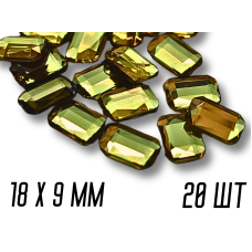 Камені на клейовій основі Прямокутник/18×9мм/20 шт