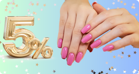 Подбай про свої нігтики! Купон на знижку -5%