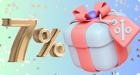 КУПОН на знижку на всі товари -7%