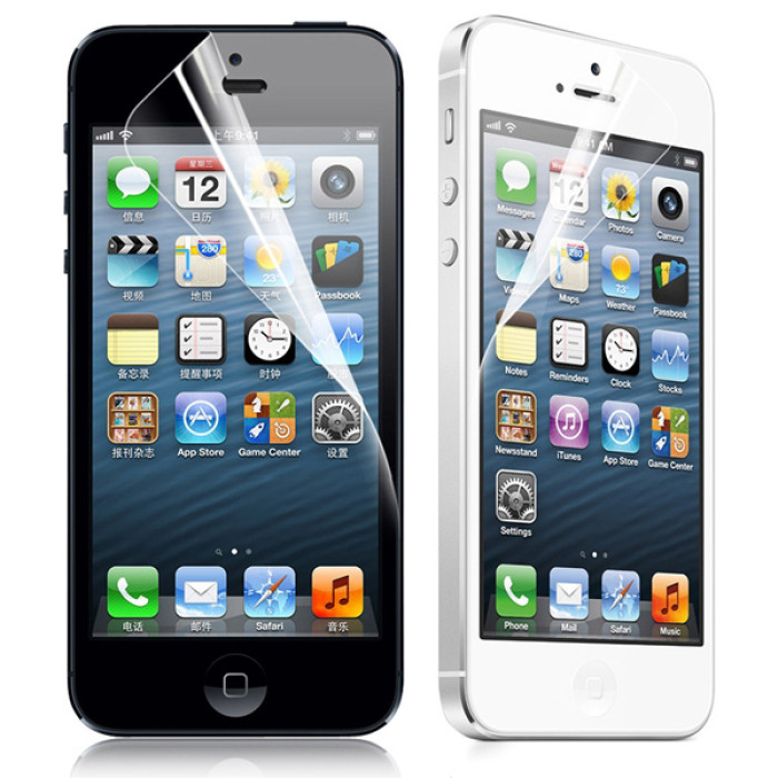 Пленка защитная для Iphone 5/5s/SE дисплей и задняя панель 2шт