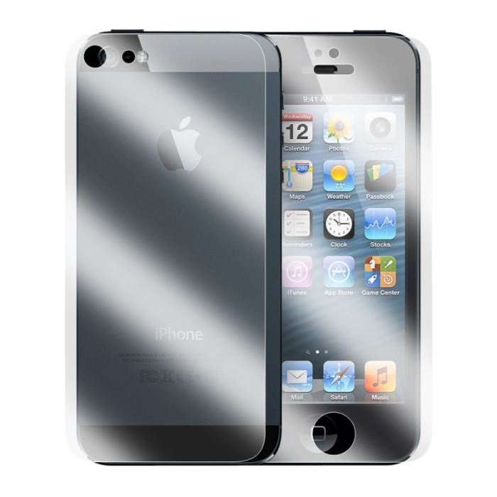 Пленка защитная для Iphone 5/5s/SE дисплей и задняя панель 2шт