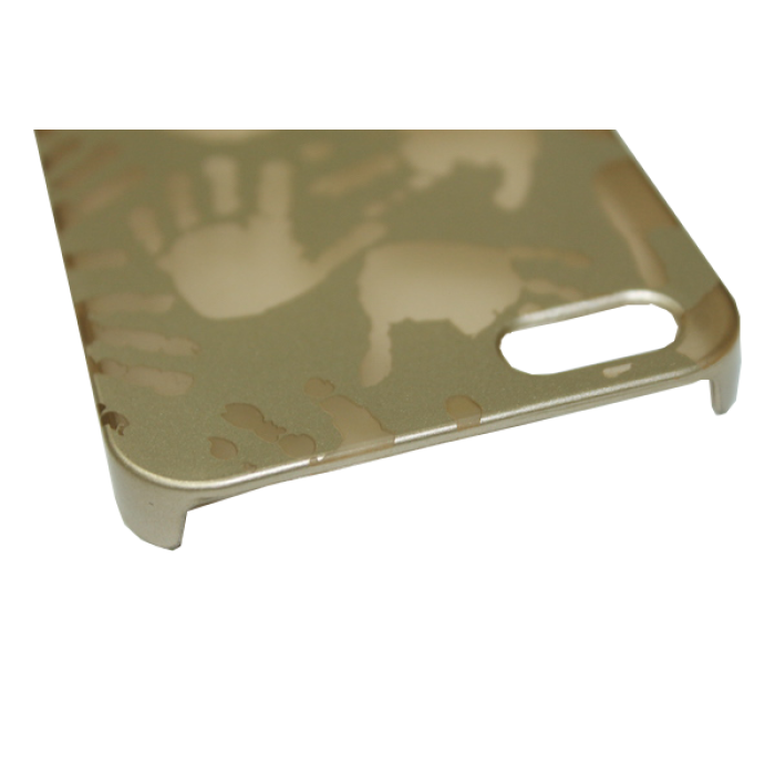 Чохол на задню панель Apple Iphone/пластиковий/Hands Gold/5/5s/SE