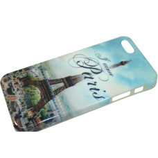 Чохол на задню панель/Paris/Apple Iphone/гумовий/5/5s/SE
