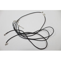 Ланцюжок шкіряний коричневий 45см/2мм