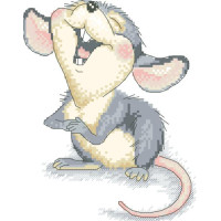 К502 МИШЕНЯ Канва з малюнком для вишивання хрестом