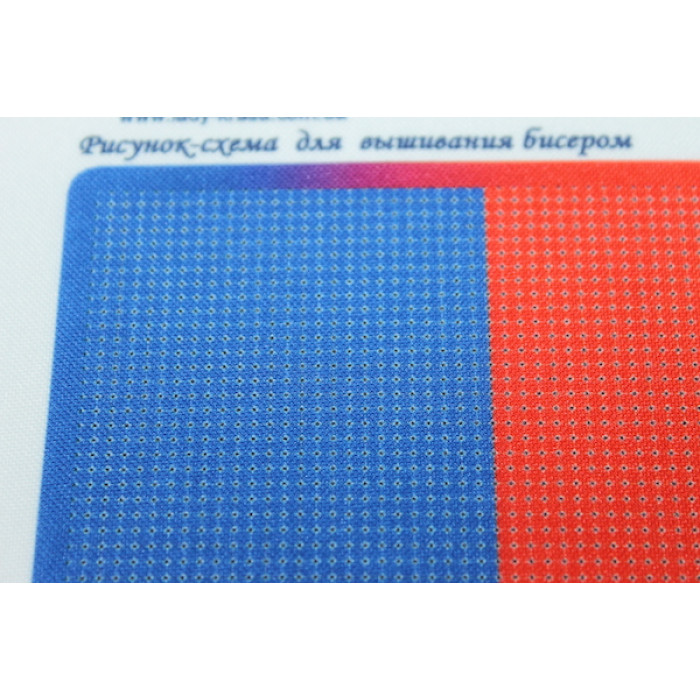 Схема для вышивания бисером на габардине/атласе с подклееным флизом 20х30см/А4