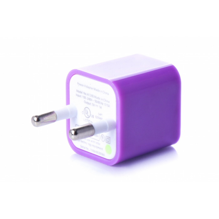 Блок живлення USB різні кольори 5Вт/1А